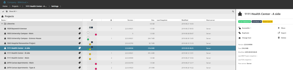 Create tags on BIMcloud Manager