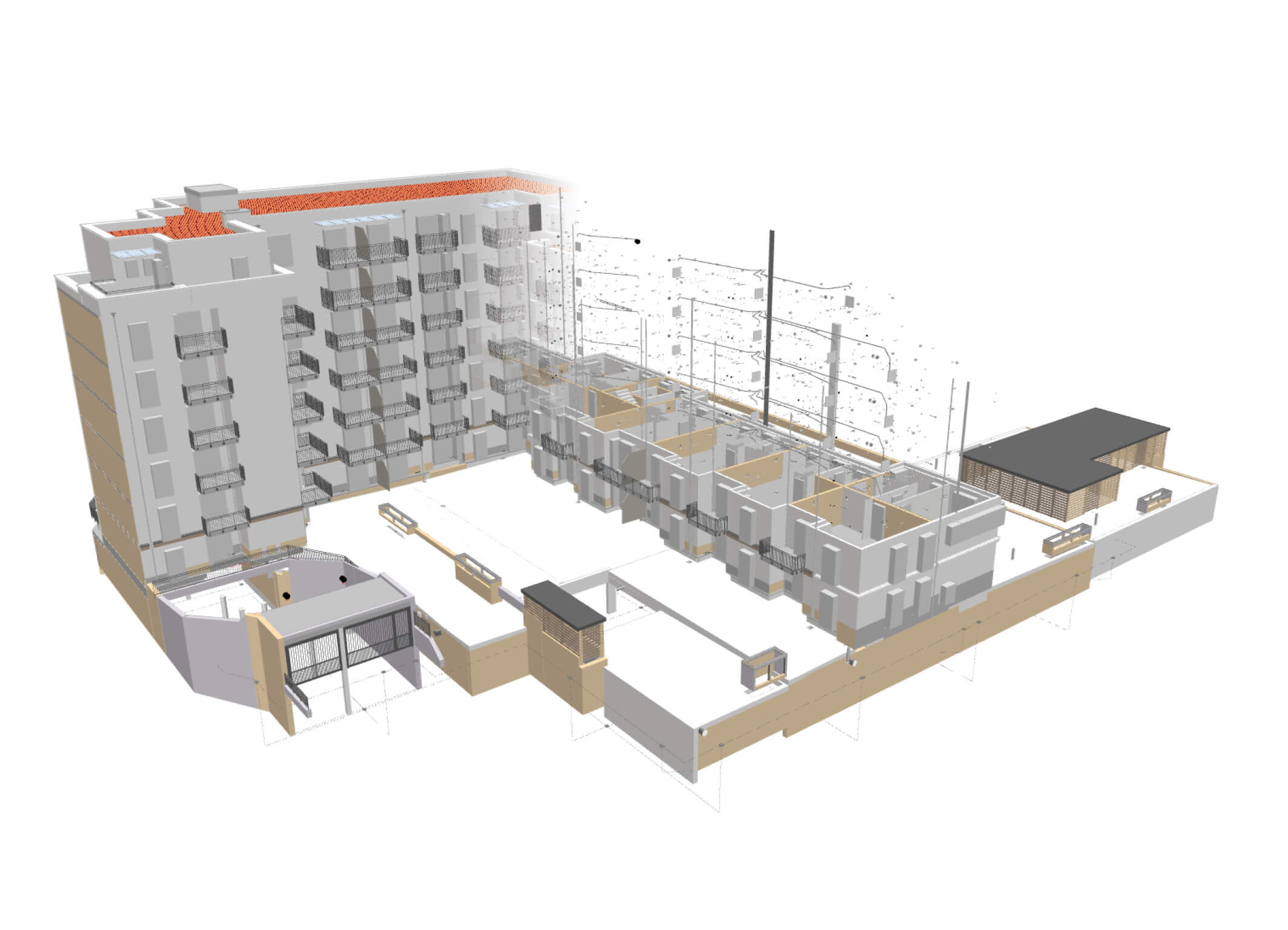 SEVEN-STORY RESIDENTIAL COMPLEX