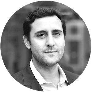 Black and white portrait photo of Jaime Ingram, co-founder of airc.digital.