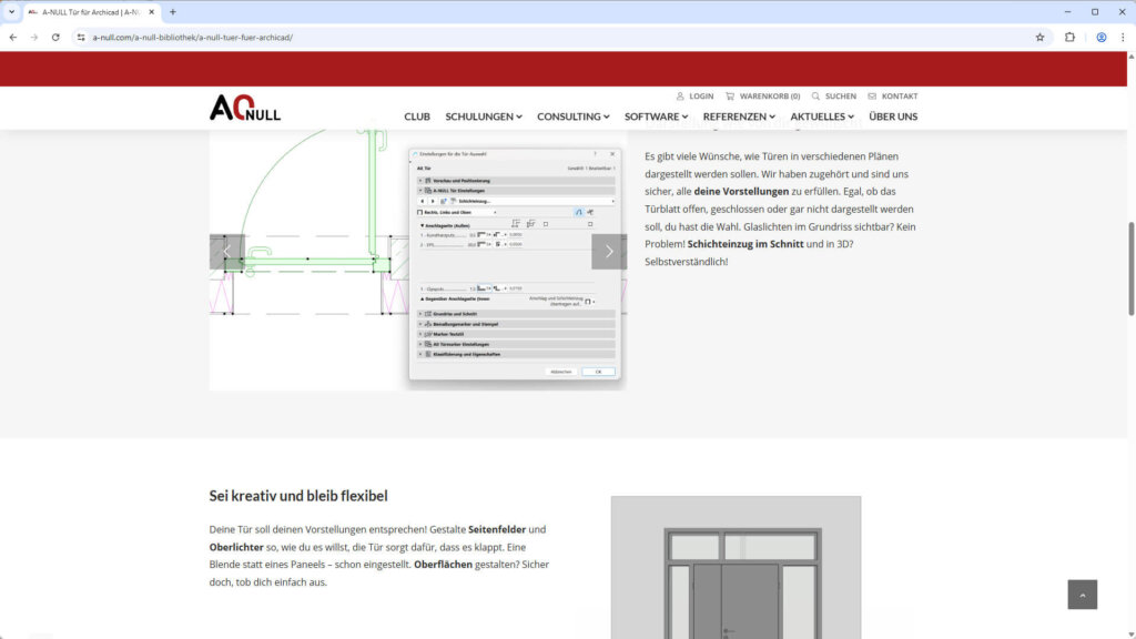A-Null Club Tools door overview