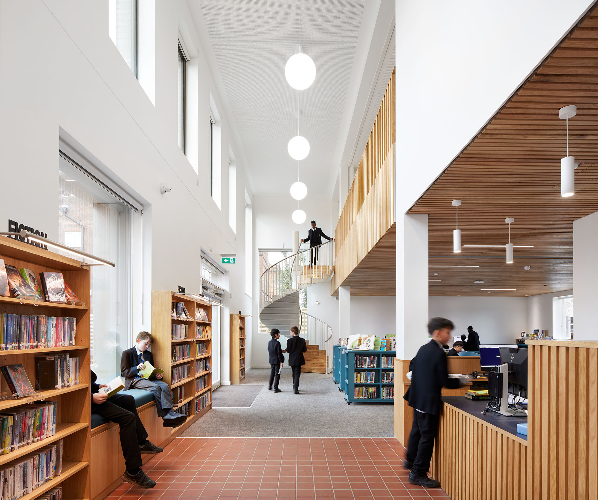 Dulwich College Lower School Library, London, UK, Alma-nac, alma-nac.com