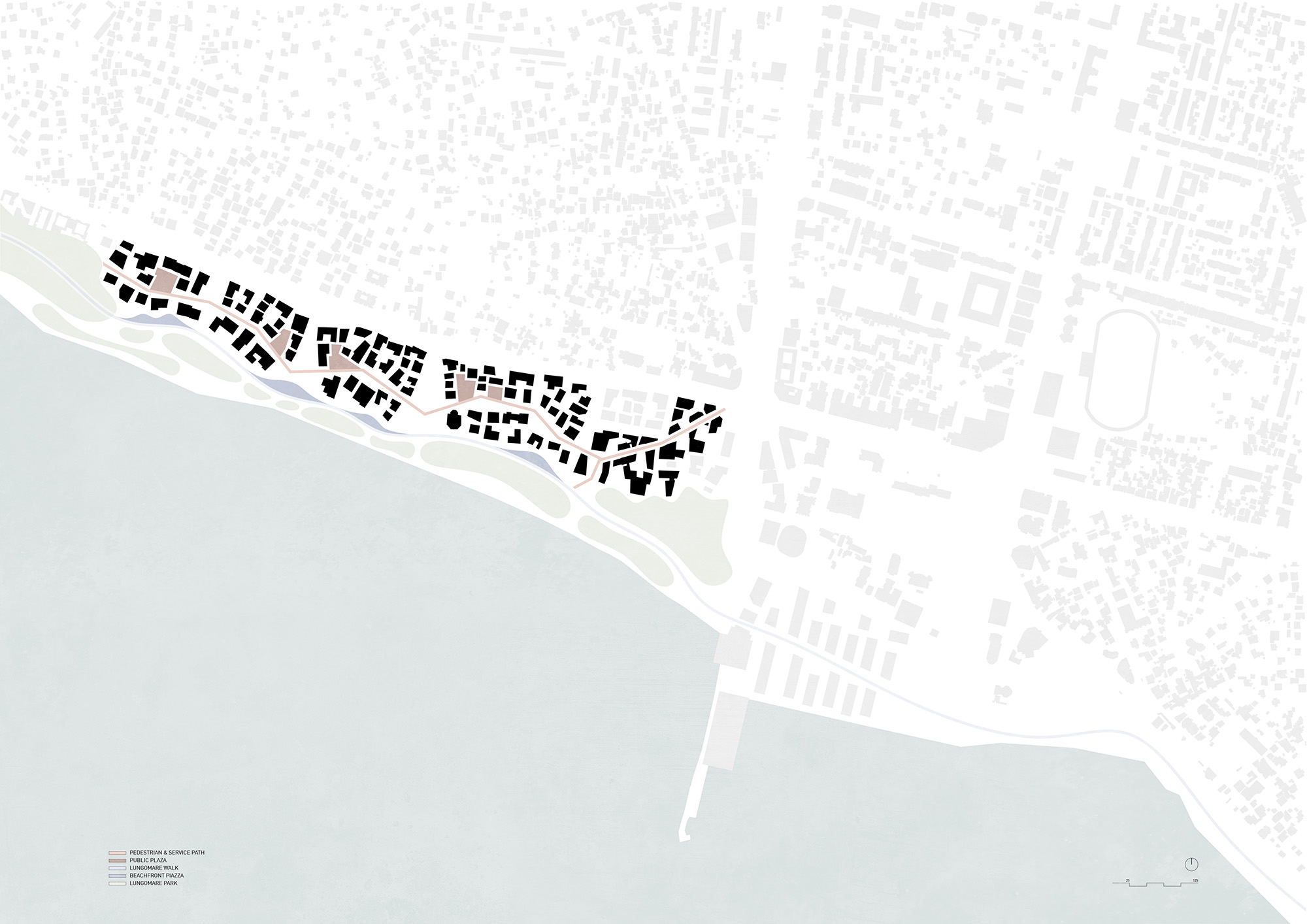 Vlorë Beach Development, Albania, Oppenheim Architecture, oppenoffice.com 
