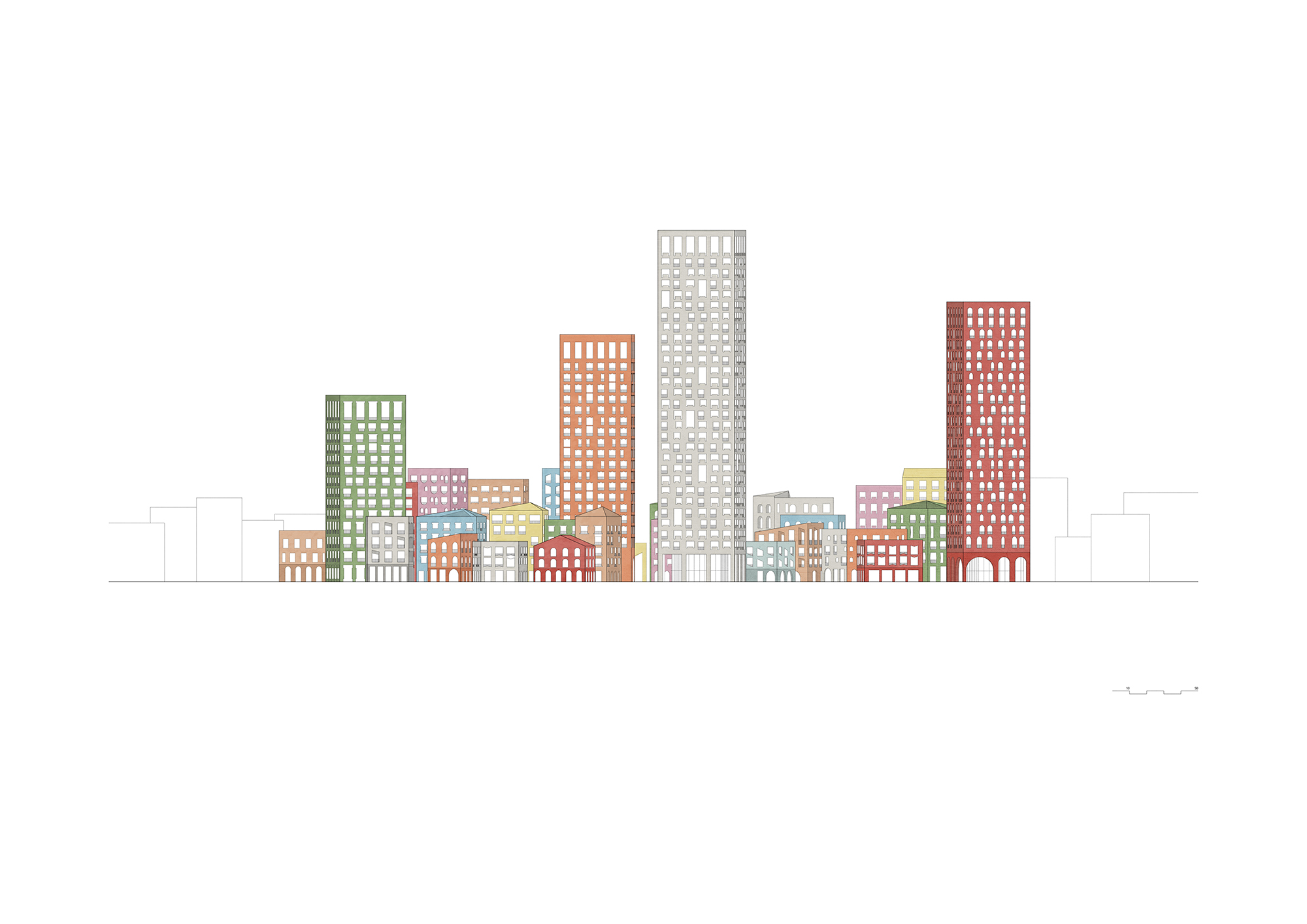 Vlorë Beach Development, Albania, Oppenheim Architecture, oppenoffice.com 