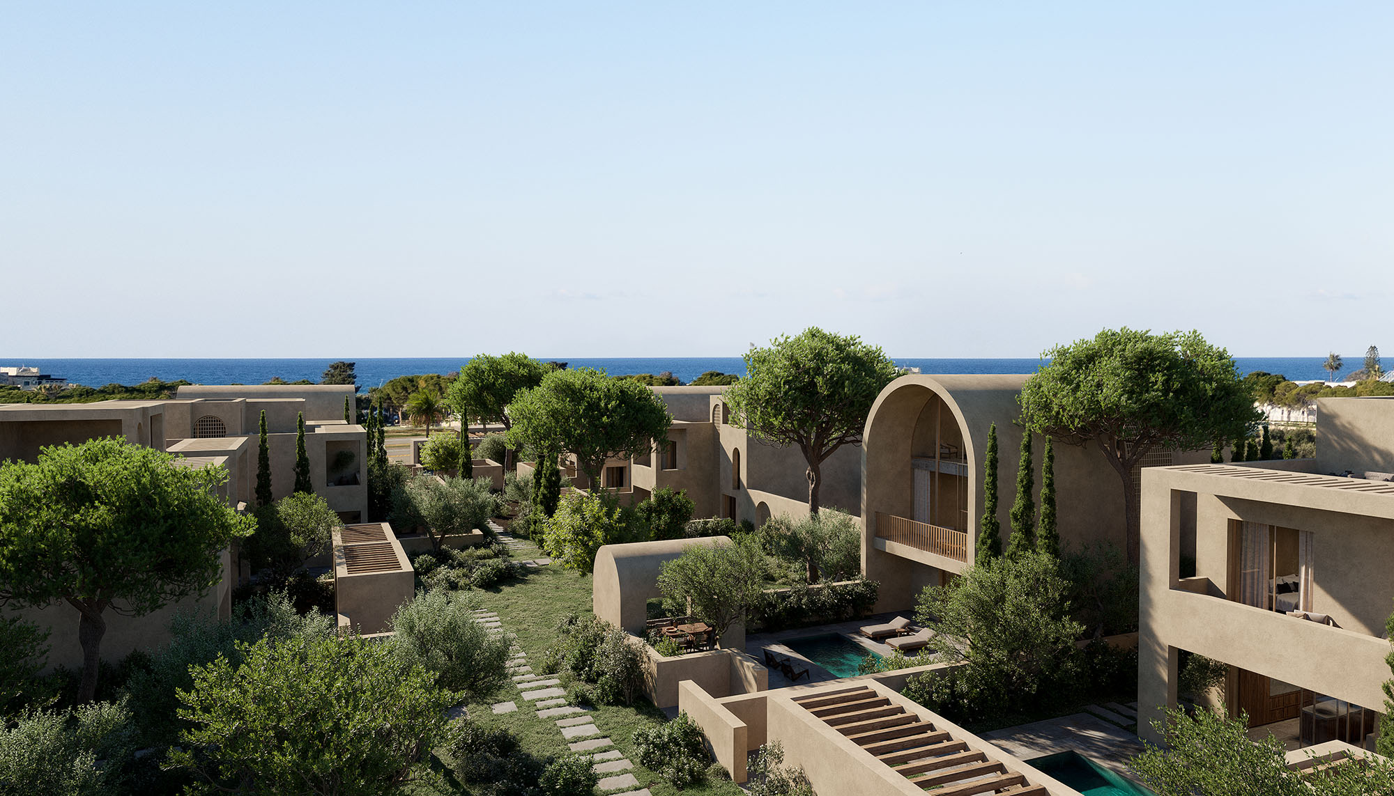 Smartland Villa Community, Cyprus, Oppenheim Architecture, oppenoffice.com, Image: © Fat Tony Studio