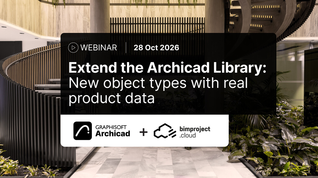 Extend the Archicad Library: New object types with real product data image