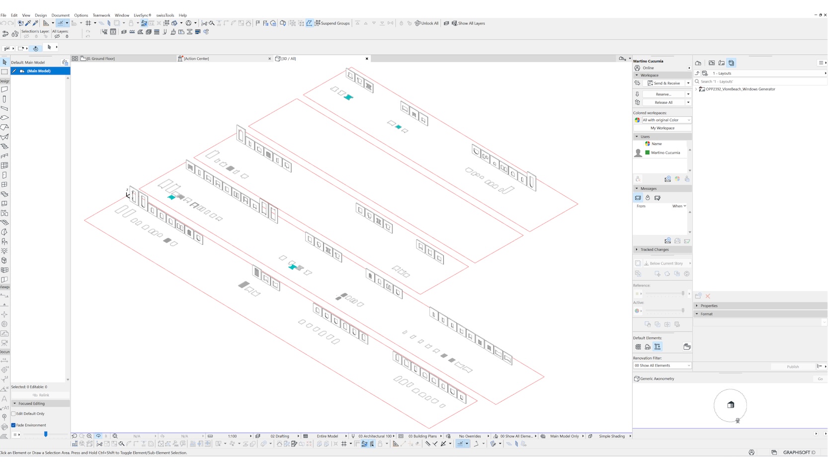 final designs modeled as Archicad library parts