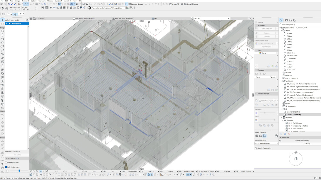 MEP systems and structural details