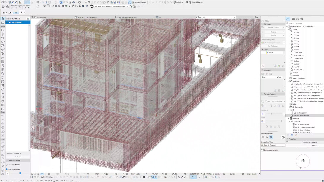 MEP systems and structural details