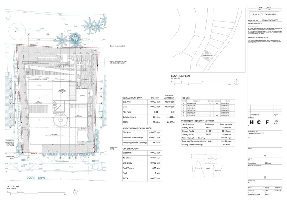 向當局提交由BIM模型生成的圖紙 © HCF and Associates 