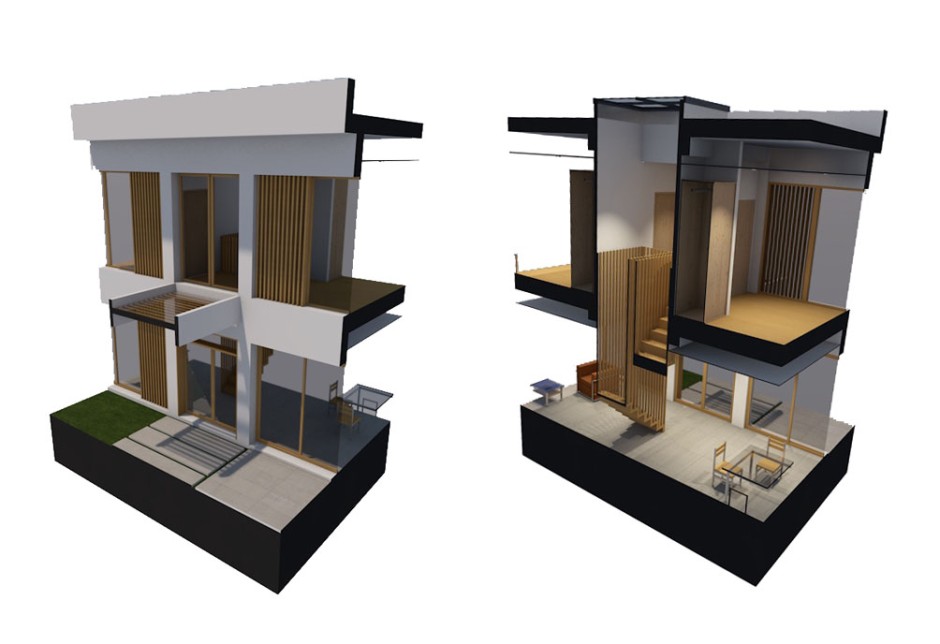 Archicad model - Villa Patio © enzyme apd