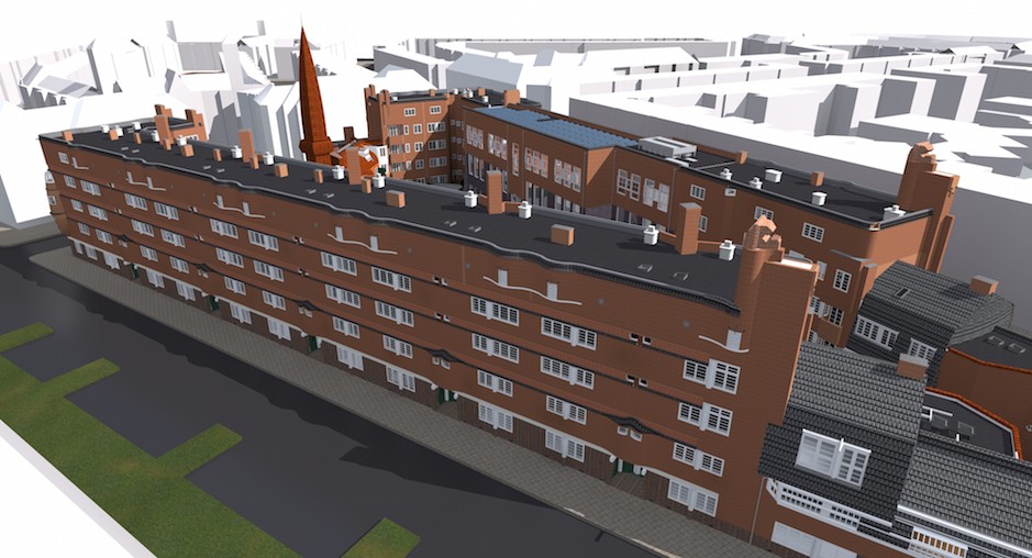 Architectural model in Archicad