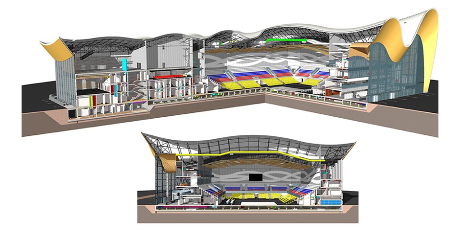 3D cuts of the architectural model | Image courtesy of CPU Pride