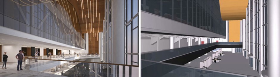 The hand sketches were recreated as the Archicad 3D model, while the render was created using 3ds Max