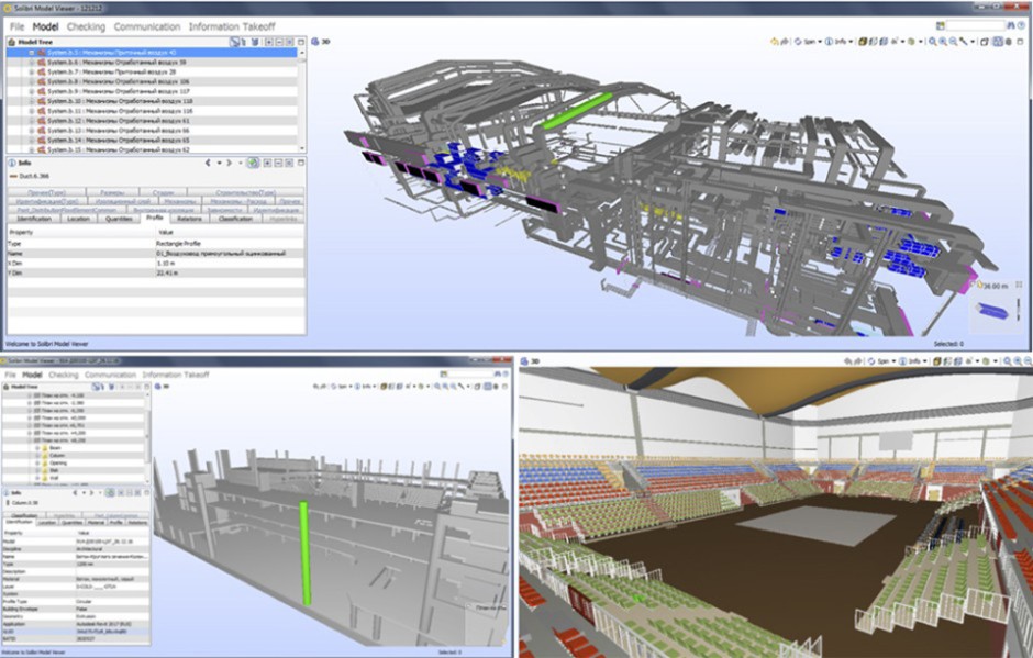 Checking collisions in Solibri Model Viewer | Image courtesy of CPU Pride