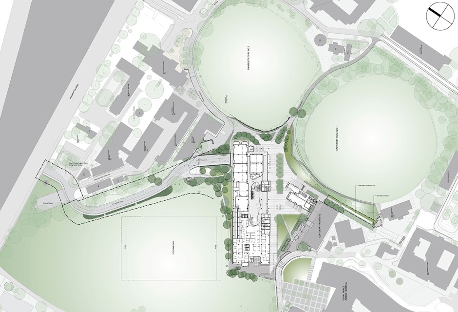 Charles Perkins Centre – Site plan | image: ©fjmt