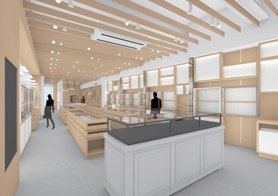 ”G. Itoya” 3rd floor Rendering