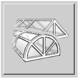 Shed glass structure