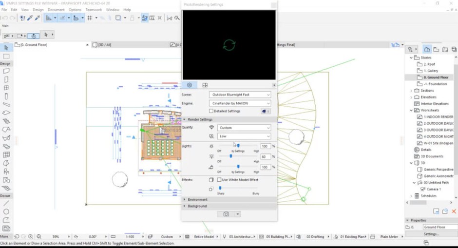 Rendering with Archicad - Part 1