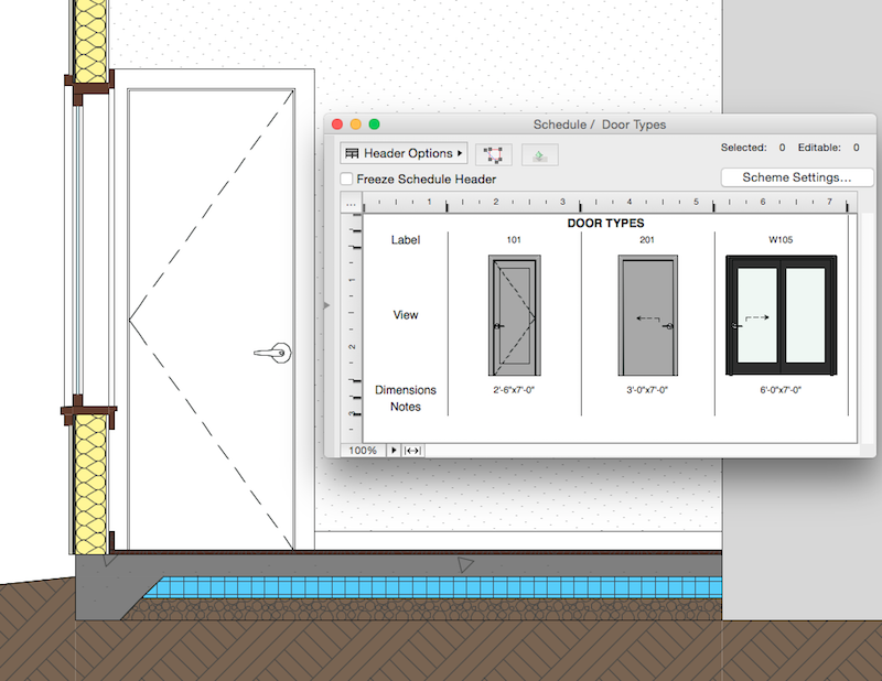 Section and Door Types