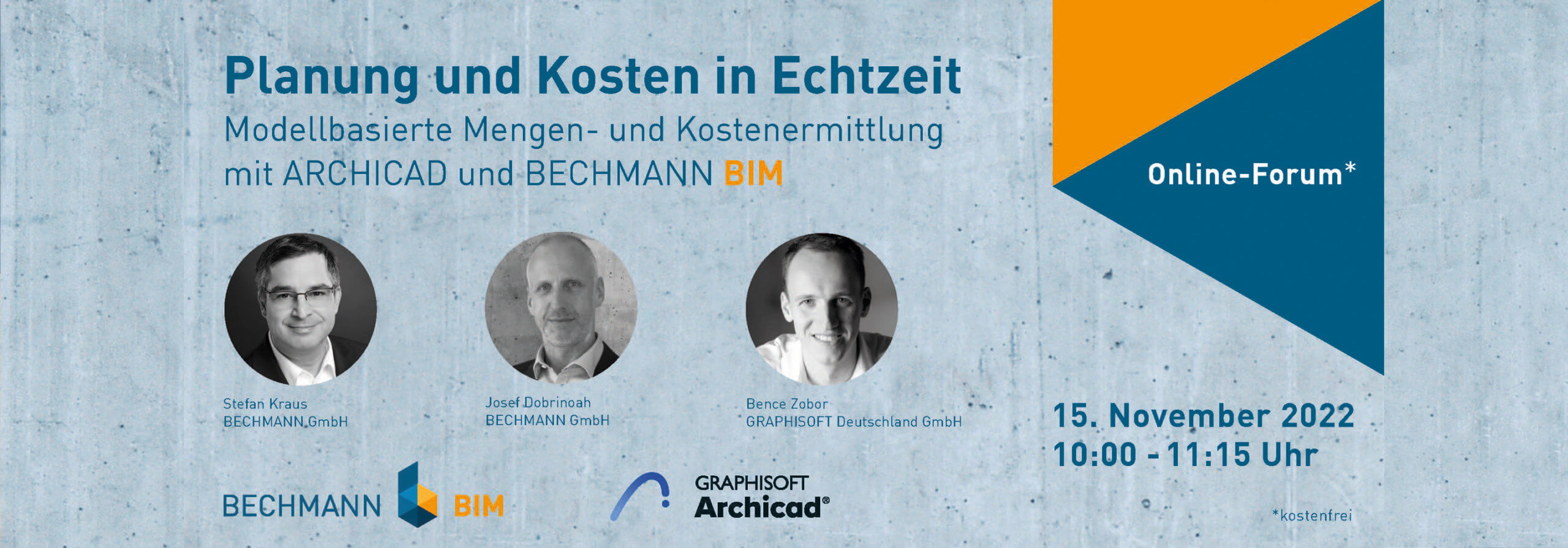 Online-Forum 15.November ARCHICAD – BECHMANN BIM