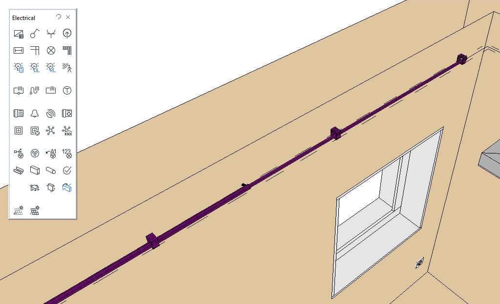 DDScad Cable guides with filling degree calculation