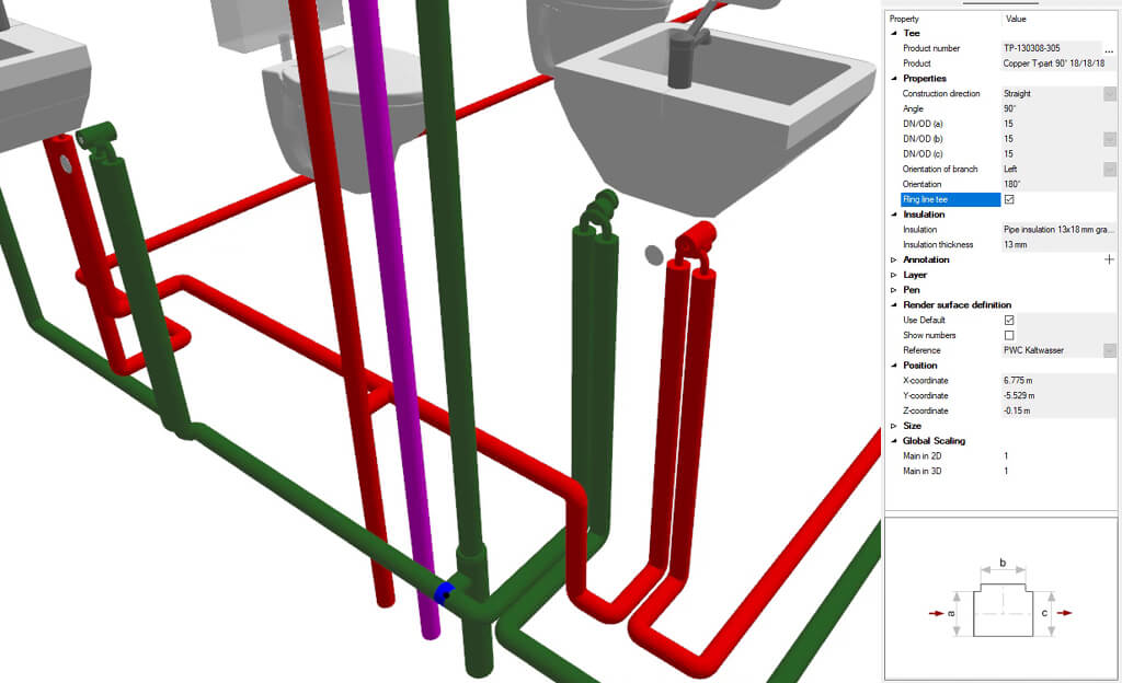 DDScad Improved design of potable water systems