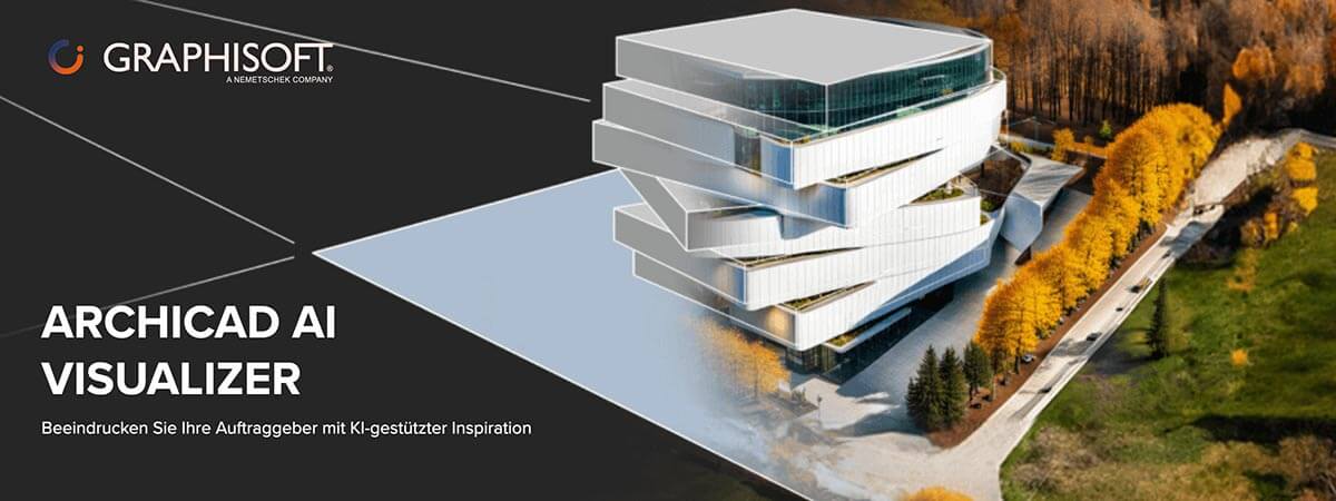 Graphisoft stellt den KI-gesteuerten AI Visualizer für Archicad 27 vor