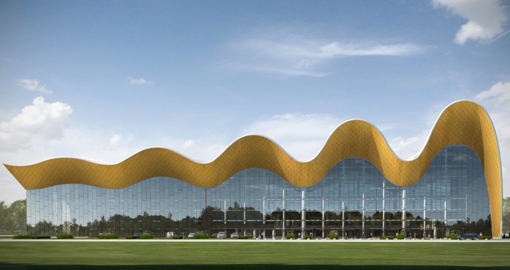 Irina Viner-Usmanova Rhythmic
Gymnastics Center in the Luzhniki
Complex, Moscow, Russia / Rendered image / CPU Pride